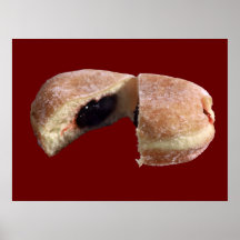Jelly Filled Donut Posters