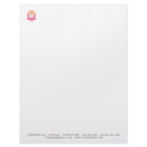 JELLY FLOWER LETTERHEAD ROSA