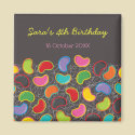 Jellybean Pop Gift / Favor / Save-the-Date Magnet by fat_fa_tin Jellybean Pop Gift / Favor / Save-the-Date Magnet