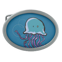 jellyfish belt buckle