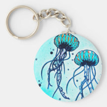 jellyfish blues keychains