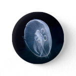 Jellyfish Bright Blue Badge Name Tag