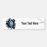 Jellyfish Bright Translucent Blue Bumper Stickers