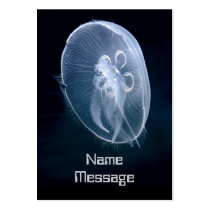 Jellyfish Bright Translucent Blue Business Card