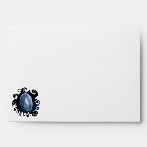 Jellyfish Bright Translucent Blue Letter Envelopes