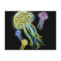 Jellyfish Group Postcard