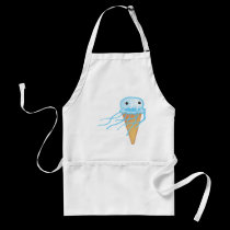 Jellyfish Ice Cream Cone aprons