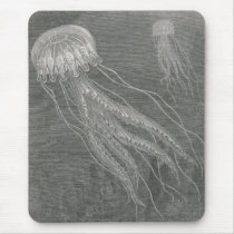 Jellyfish in Pencils mousepads