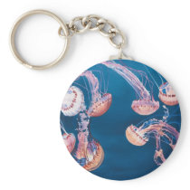 Jellyfish Jam by Paul Jackson, aws, nws Key Chain