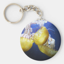 Jellyfish Just Keep Swimming Keychain