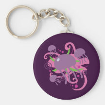 Jellyfish Key Chains