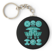 Jellyfish Key Chains