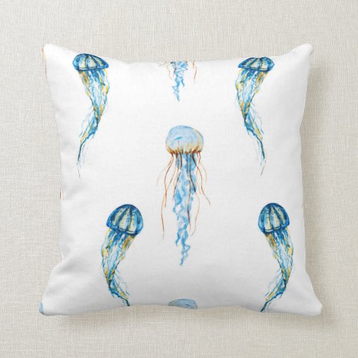 jellyfish plush pillow