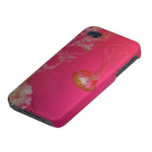 Jellyfish Pink iPhone 4 Cases