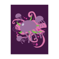 Jellyfish postcards by toxiferous Jellyfish postcards