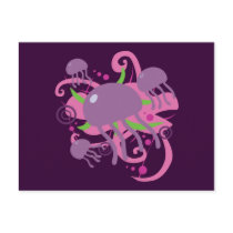 Jellyfish postcards by toxiferous Jellyfish postcards