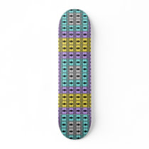 Jellyfish RGB Grid Inverted Custom Skateboard