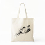 Jellyfish Silhouettes tote bag