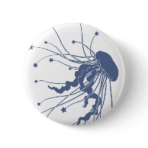 Jellyfish the Star Bringer Pin Back Button