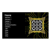 Jellyfish WGB Grid Rotated Alternate Business Card