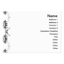 Jellyfish WGB Grid Rotated Alternate Inverted Business Card Template