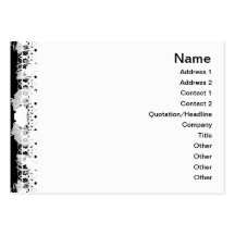 Jellyfish WGB Grid Rotated Business Card Templates