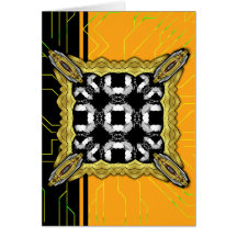 Jellyfish WGB Grid Rotated Card