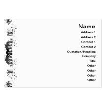 Jellyfish WGB Grid Rotated Inverted Business Cards