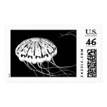 jellyfishing at night stamps