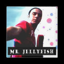 Jellyman Fridge Magnet by MrJellyfish Jellyman Fridge Magnet