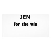 Jen FTW Personalized Photo Card