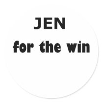 Jen FTW stickers by szclothingdesigns Jen FTW stickers