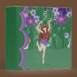 Jen the Dancing Flower Fairy 1.5 inch Binder binders