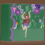 Jen the Dancing Flower Fairy 2 inch Binder binders