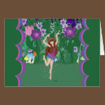 Jen the Dancing Flower Fairy Card cards