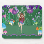 Jen the Dancing Flower Fairy Mousepad mousepads