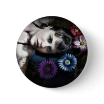 Jenn Martin (flowers in the stream) Button