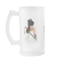 Jenn Martin 'Top Hat/ Cane' Frosted Mug