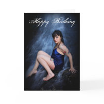 Jenn Martin (waterfall) Birthday Card