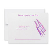 Jenna Alli Pink Torah Bat Mitzvah Invitation RSVP invitation