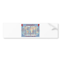 Jennifer Bumper Stickers