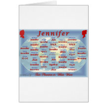 Jennifer Greeting Cards