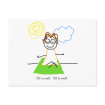 jenny quips:  all is well post card