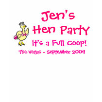 Jen's Hen Party - Hens t-shirts by tammy_jd Jen's Hen Party - Hens t-shirts