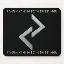 Jera Rune grey Mouse Pads