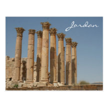 jerash colums postcards