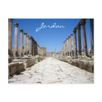 jerash street postcards