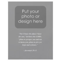 JEREMIAH 29:11 Bible Verse Flyer