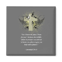 JEREMIAH 29:11 Bible Verse Fridge Magnet