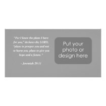 JEREMIAH 29:11 Bible Verse Picture Card